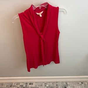 Red tank top, banana republic size small